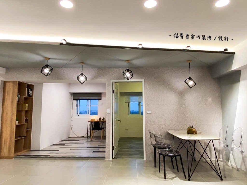 簡約工業風公寓設計—打造舒適又有型的現代居家空間-公共空間C