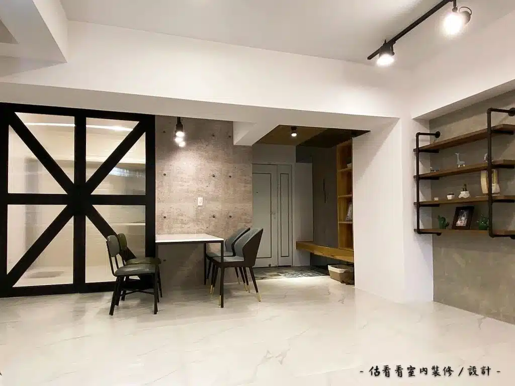 現代風公寓裝潢案例用餐區